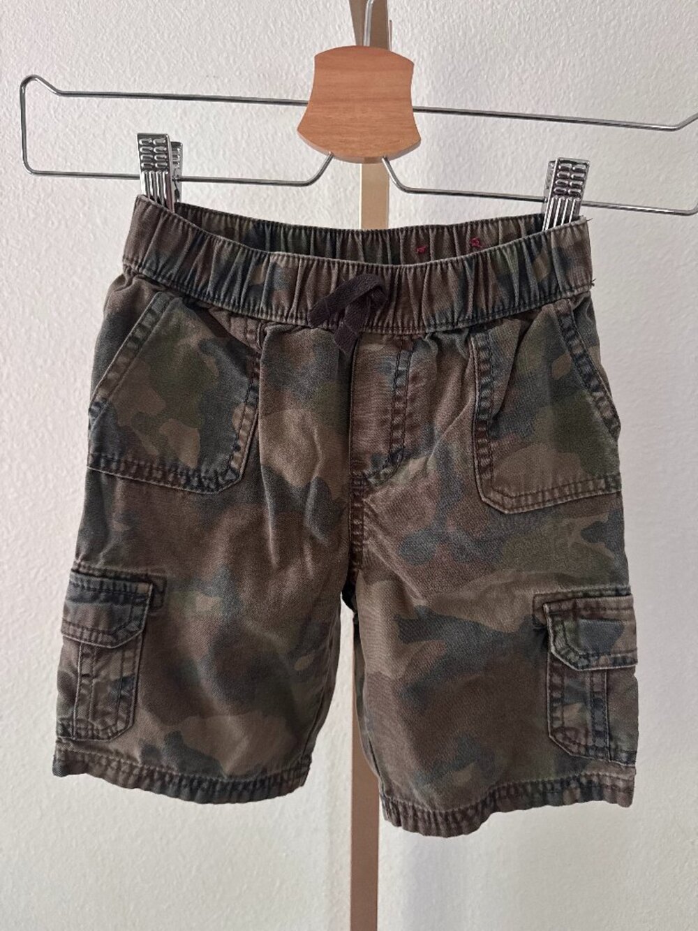 Arizona Jean Company Boys Camo Cargo Shorts Dark Woodland 5T